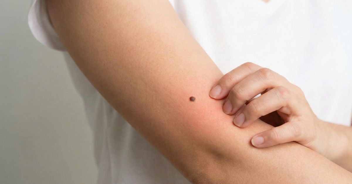 grain de beauté qui gratte