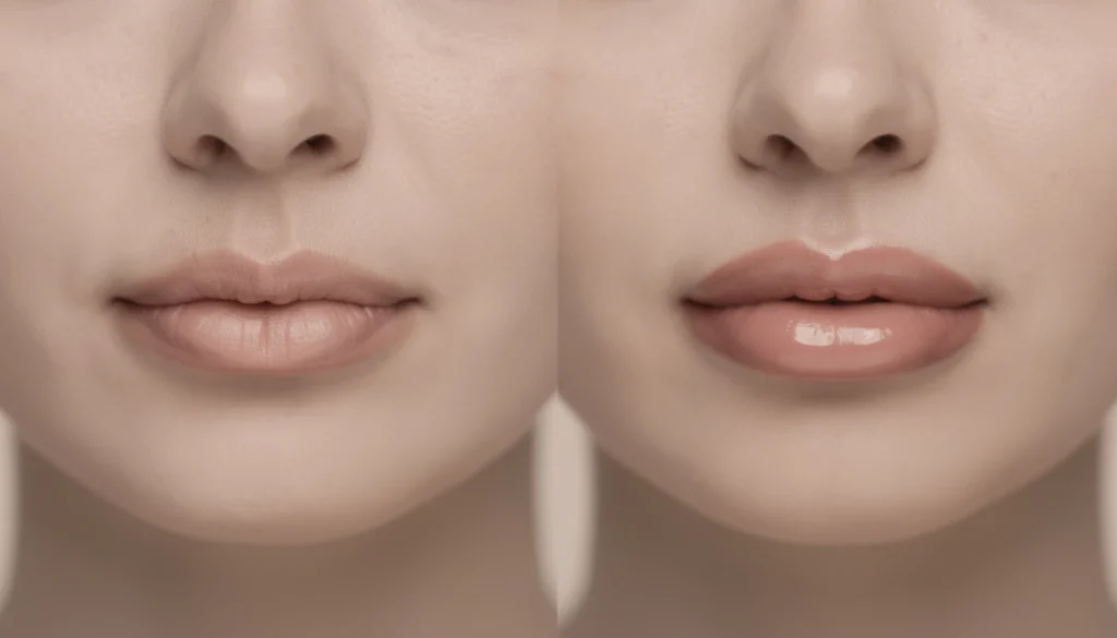 lip flip ou injection de volume quelle diff rence pour la l vre sup rieure
