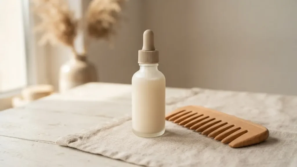 Flacon de lotion capillaire de type minoxidil